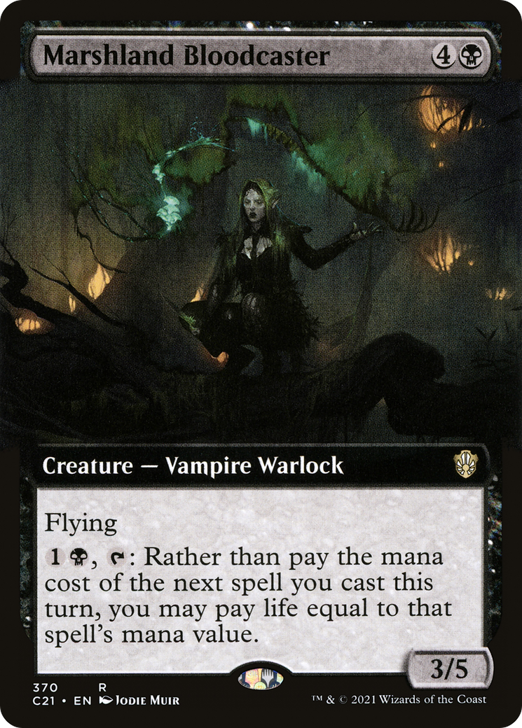Marshland Bloodcaster (Extended Art) (370) - Commander 2021