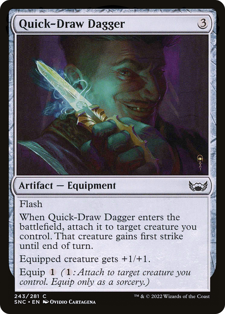 Quick-Draw Dagger (243) Foil - Streets of New Capenna