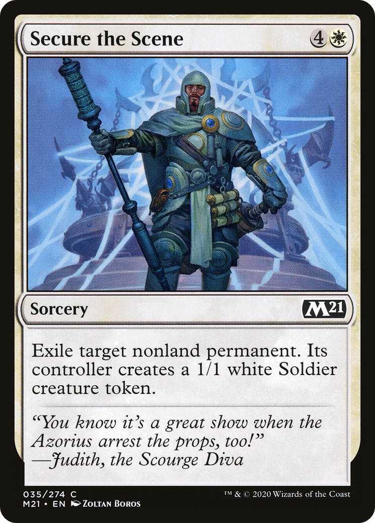 Secure the Scene (035) Foil - Core Set 2021