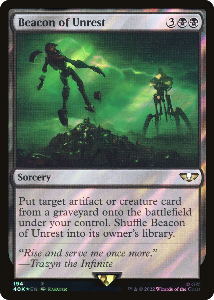 Beacon of Unrest (194) Surge Foil - Warhammer 40,000 Commander