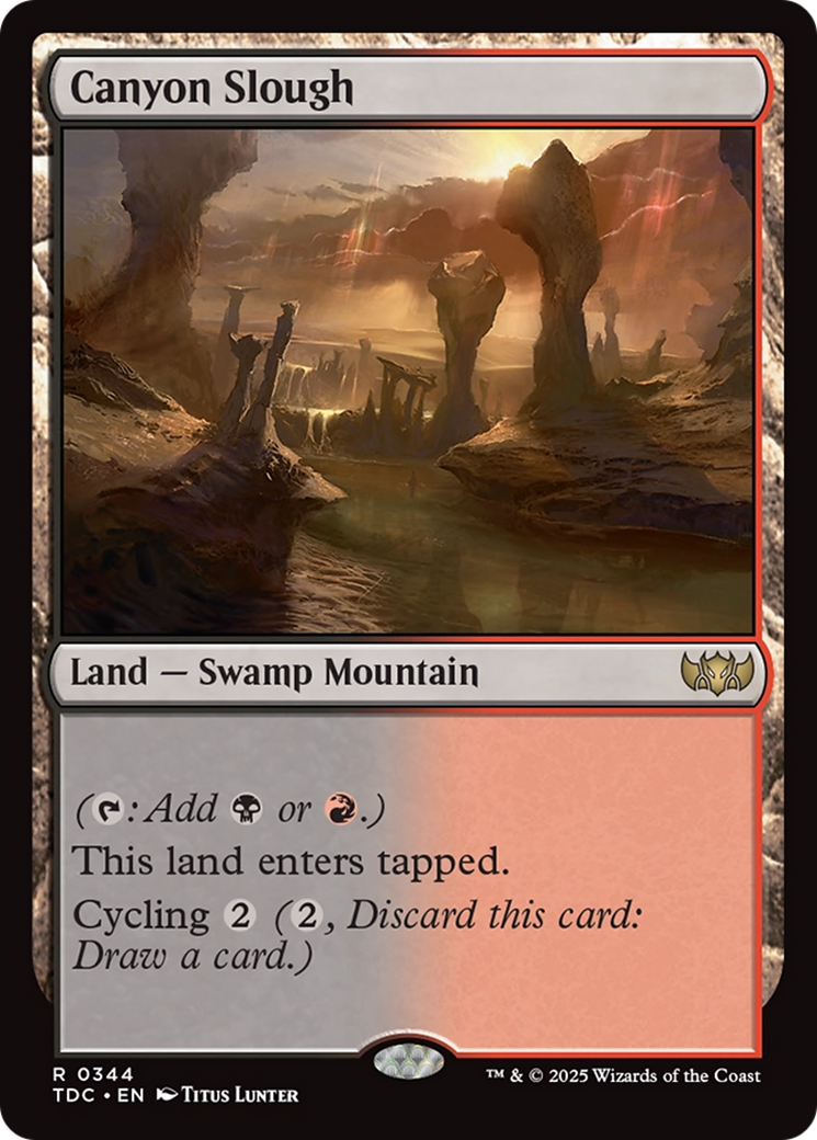 Canyon Slough (344) - Commander: Tarkir: Dragonstorm