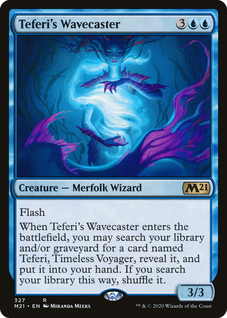 Teferi's Wavecaster (327) - Core Set 2021