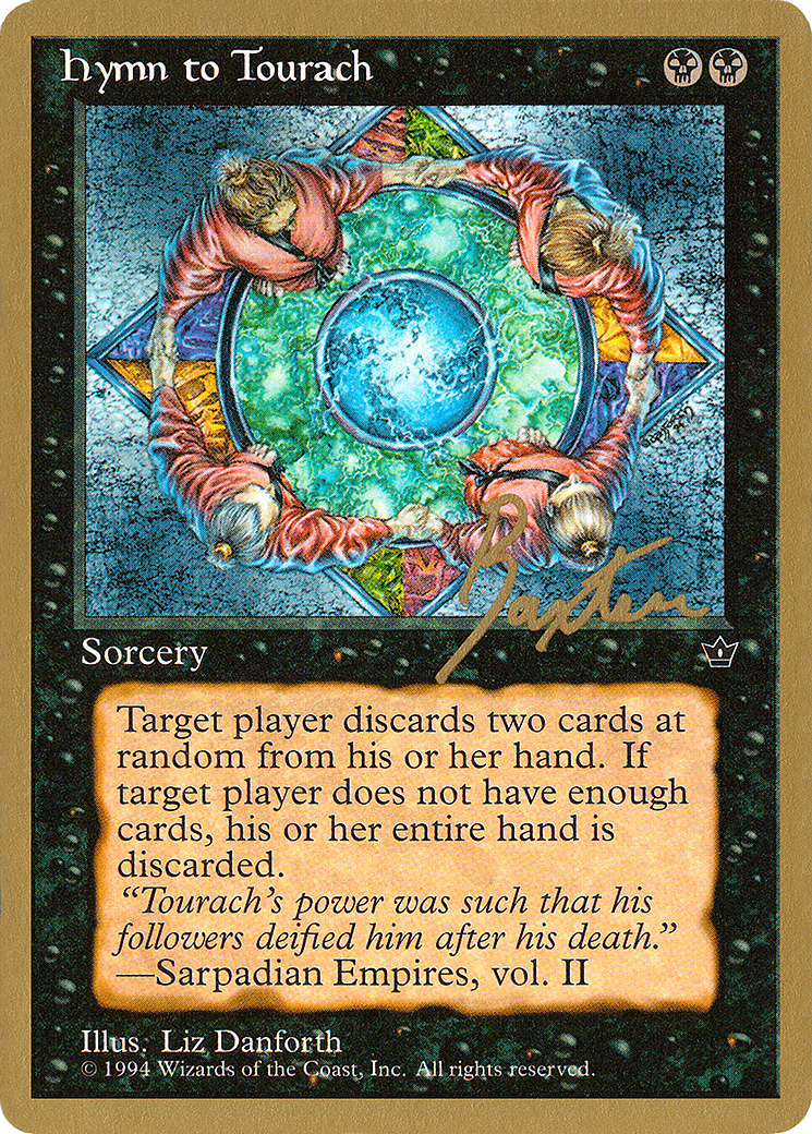 Hymn to Tourach (Circle) - 1996 George Baxter (FEM) - Pro Tour Collector Set