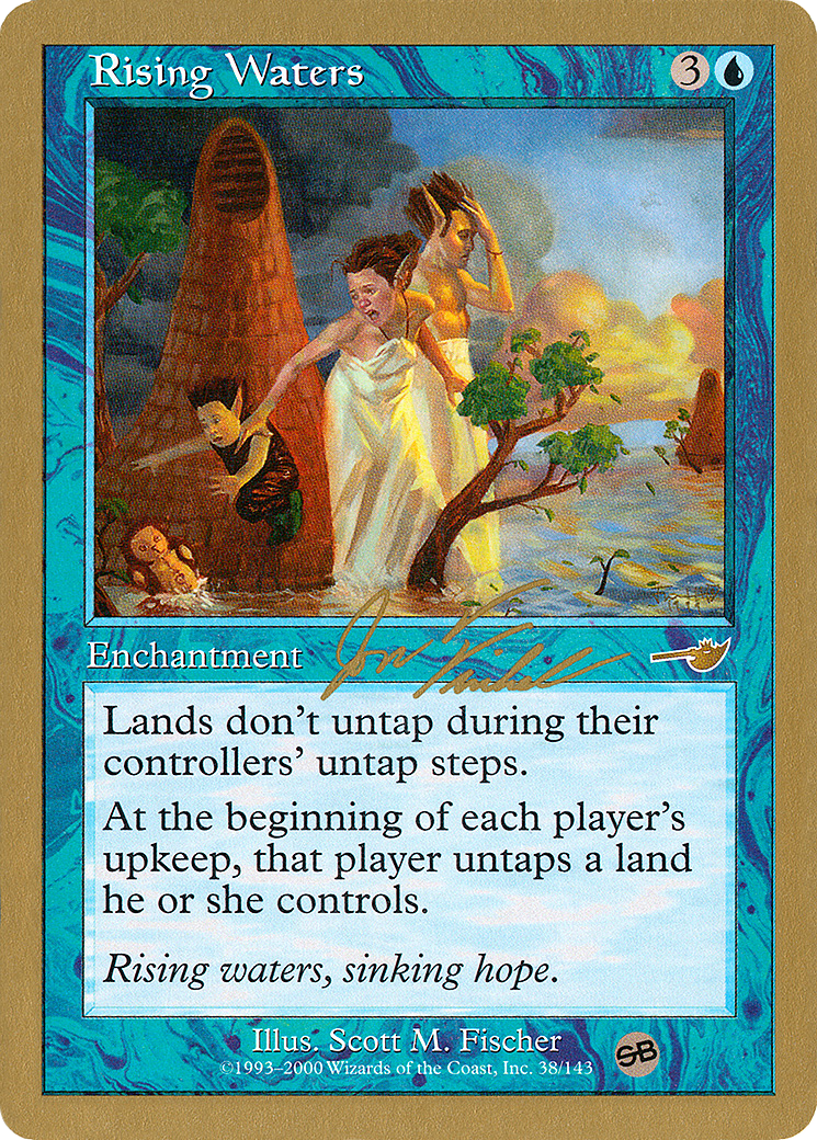 Rising Waters - 2000 Jon Finkel (NMS) (SB) (Retro) - World Championship Decks 2000