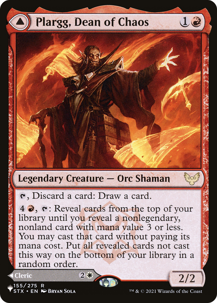 Plargg, Dean of Chaos // Augusta, Dean of Order (STX-155) - The List