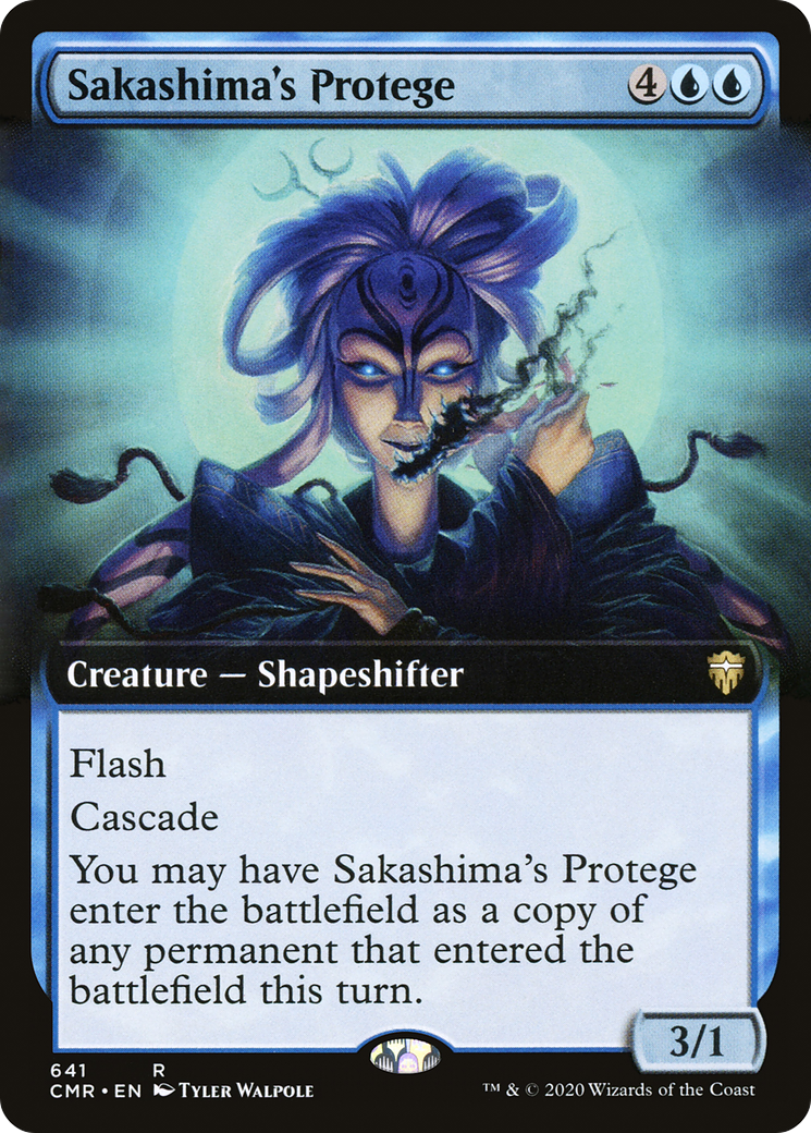 Sakashima's Protege (Extended Art) (641) - Commander Legends