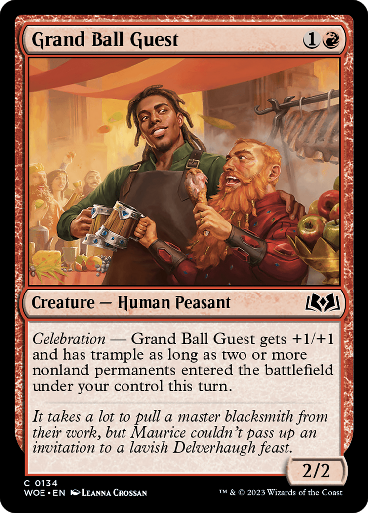 Grand Ball Guest (134) Foil - Wilds of Eldraine