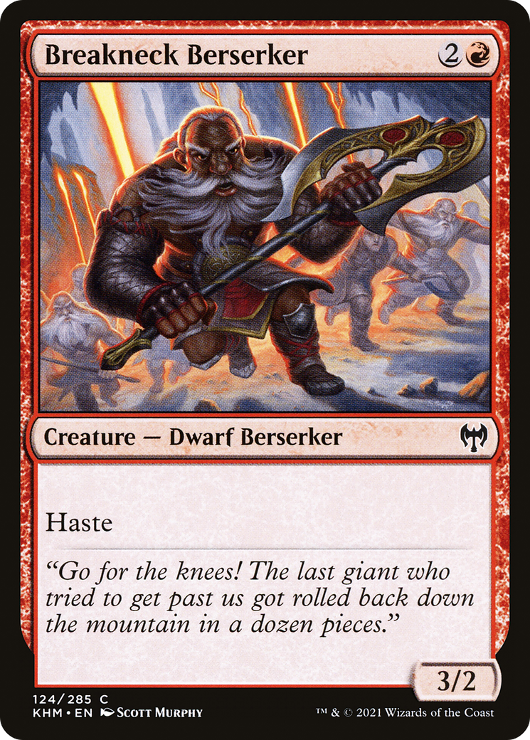 Breakneck Berserker (124) Foil - Kaldheim