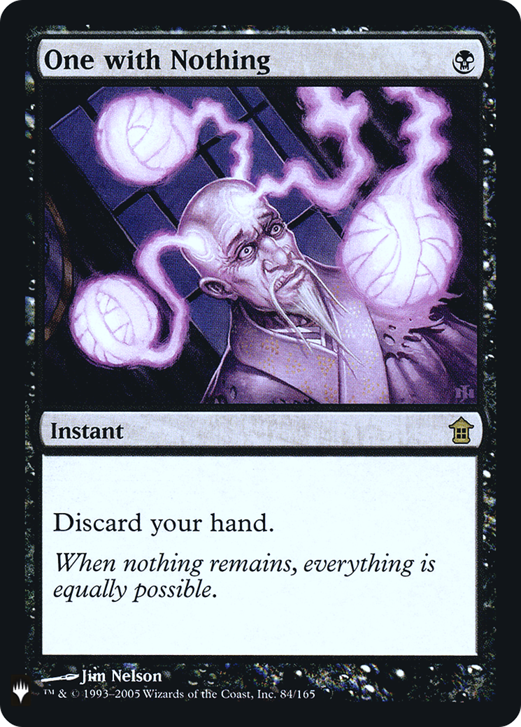One with Nothing (SOK-84) Foil - The List