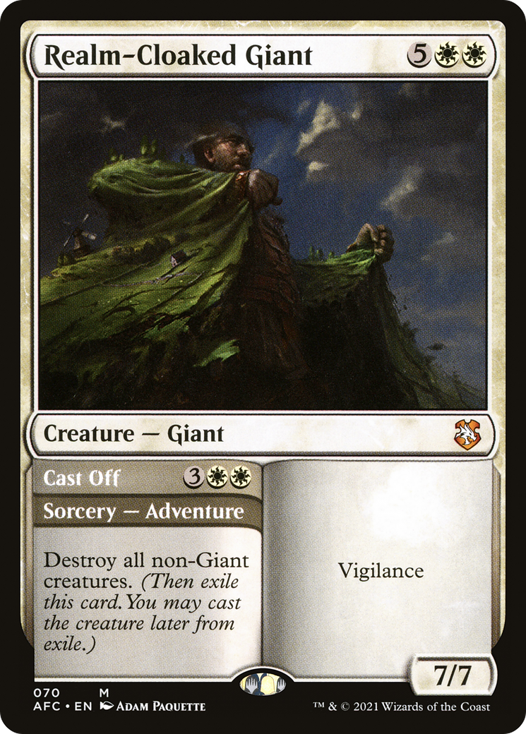 Realm-Cloaked Giant (070) - Forgotten Realms Commander