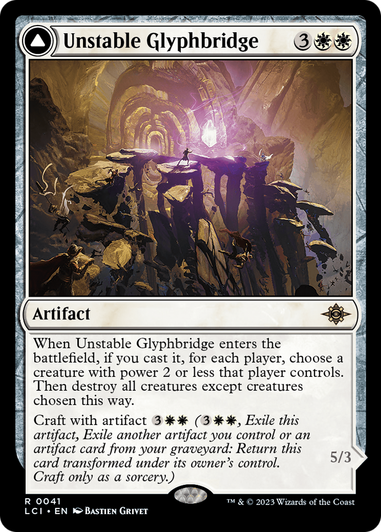 Unstable Glyphbridge (041) Foil - The Lost Caverns of Ixalan