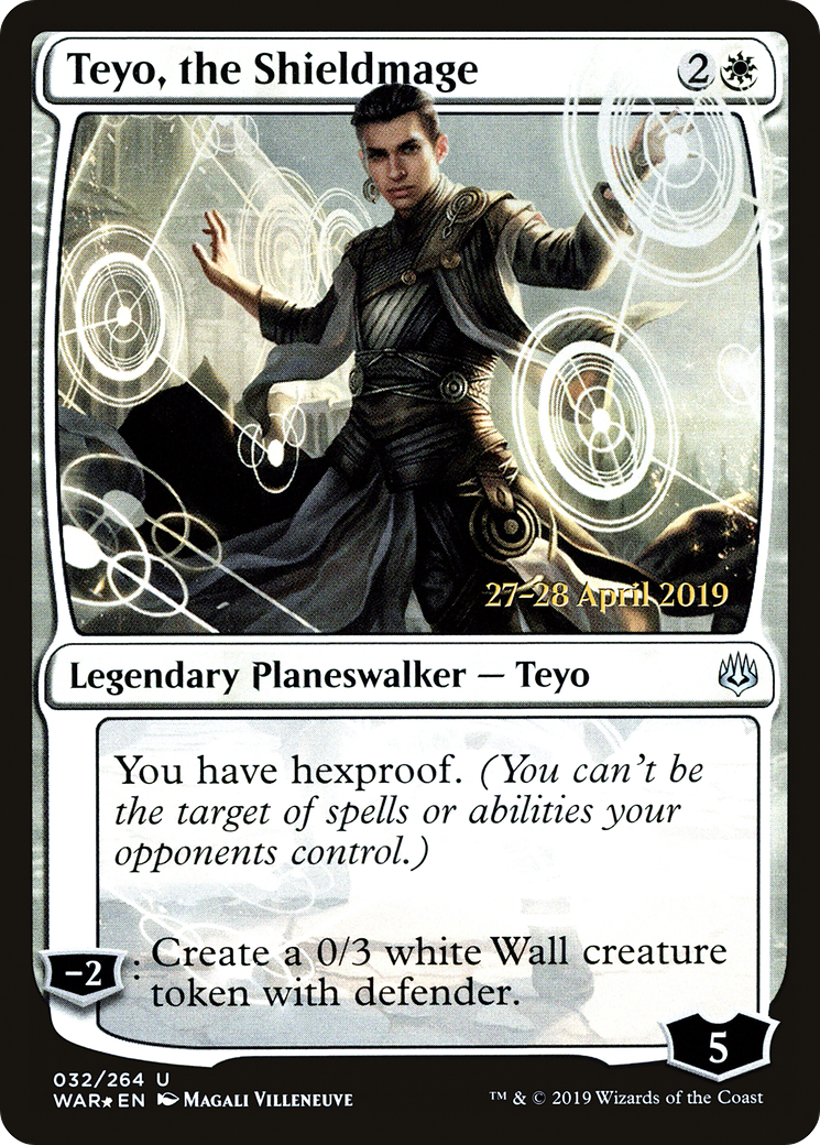 Teyo, the Shieldmage (32s) Foil - War of the Spark Promos