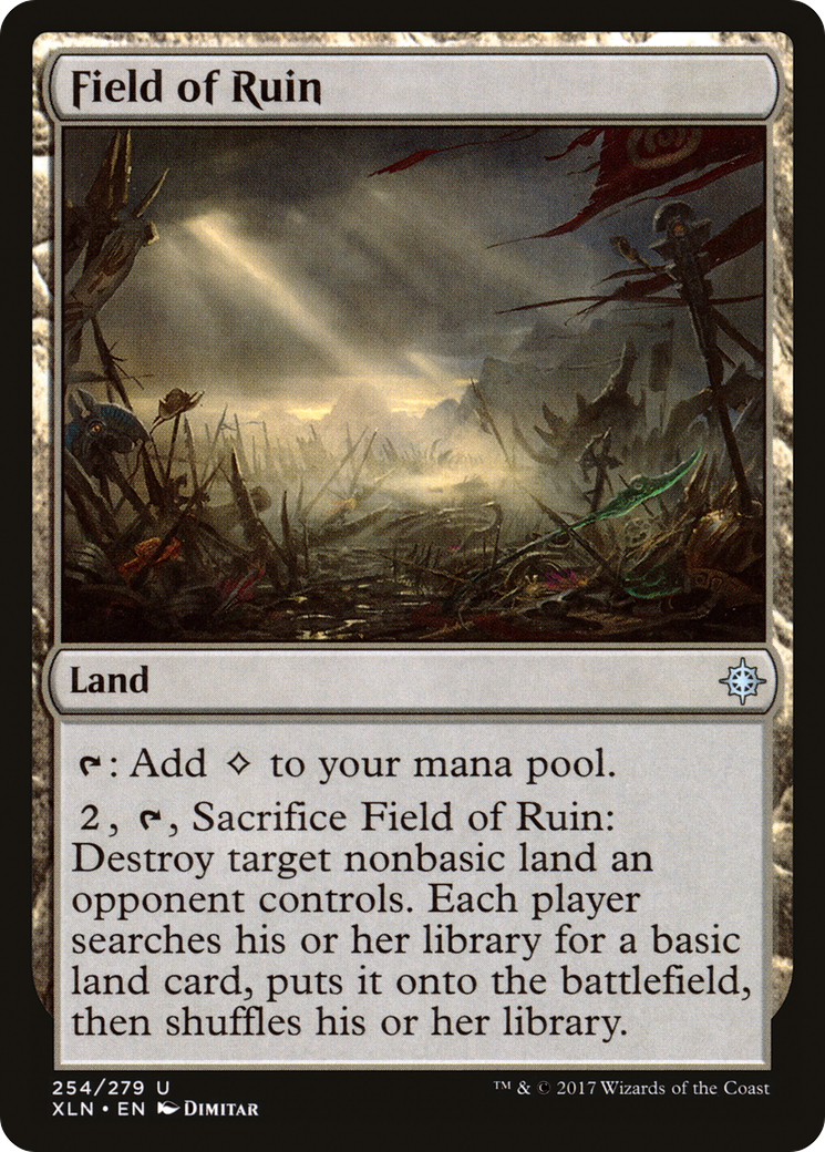 Field of Ruin (254) Foil - Ixalan