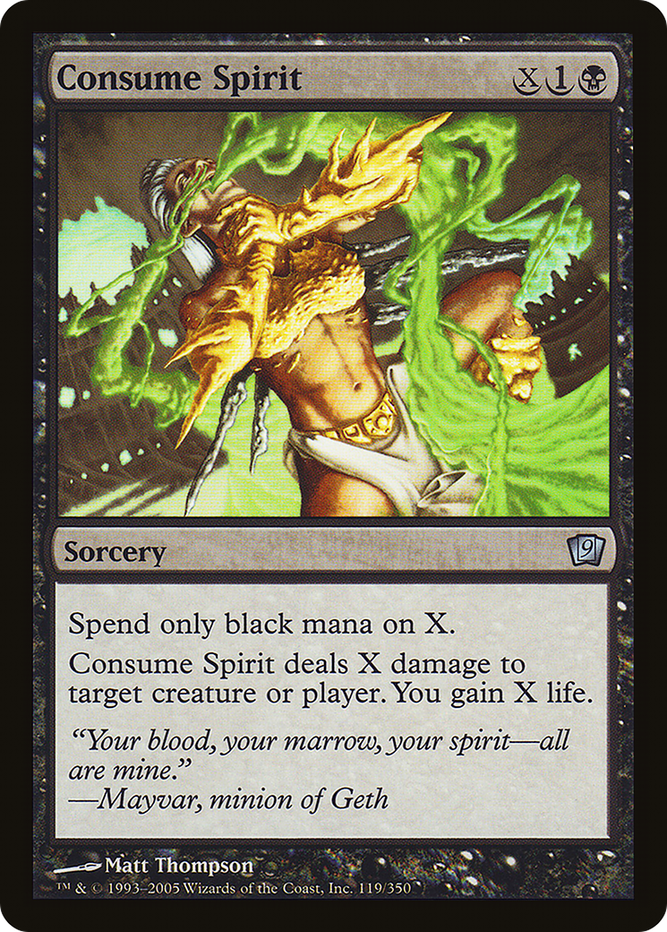 Consume Spirit (119) - Ninth Edition