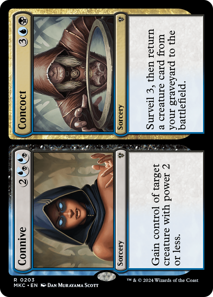 Connive // Concoct (203) - Murders at Karlov Manor Commander