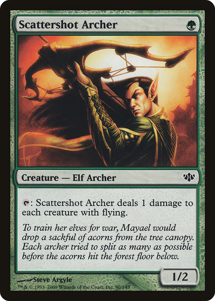 Scattershot Archer (090) Foil - Conflux