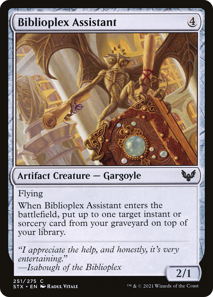 Biblioplex Assistant (251) - Strixhaven: School of Mages