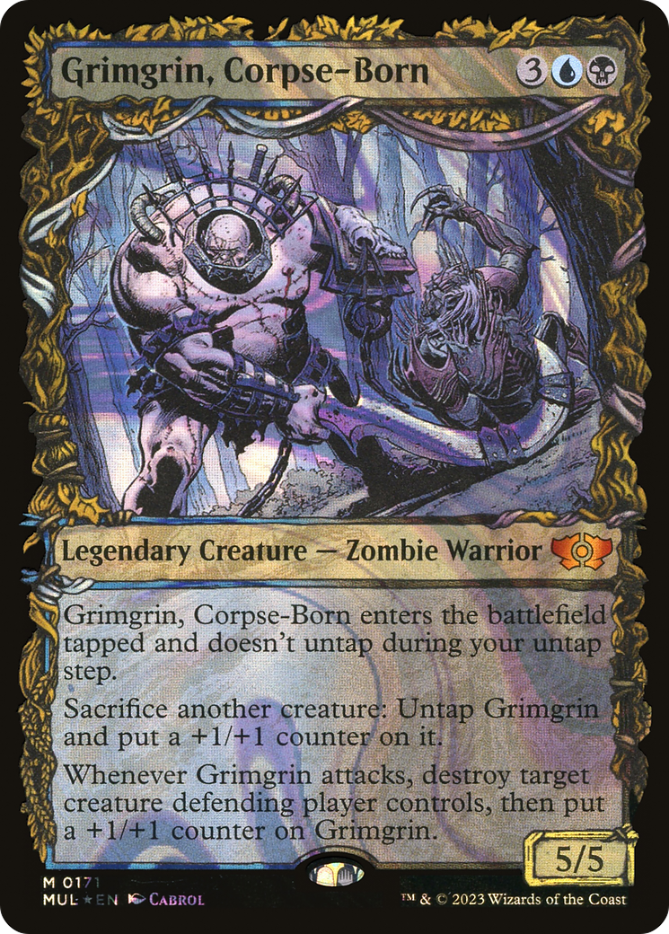 Grimgrin, Corpse-Born (Showcase) (171) Foil - Multiverse Legends