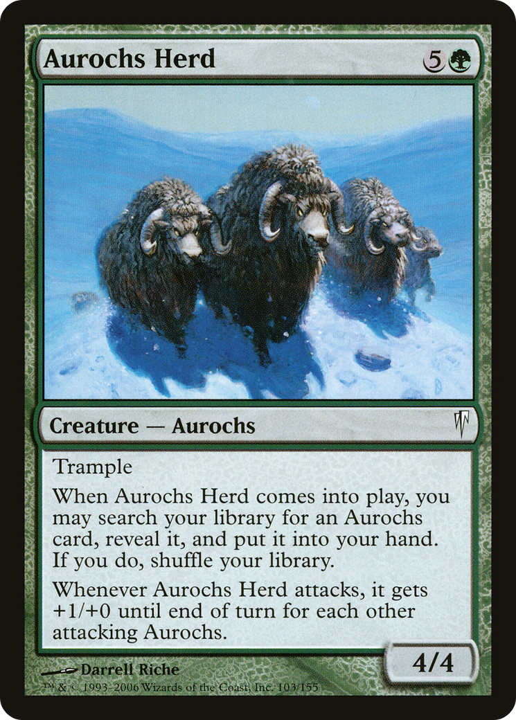 Aurochs Herd (103) - Coldsnap