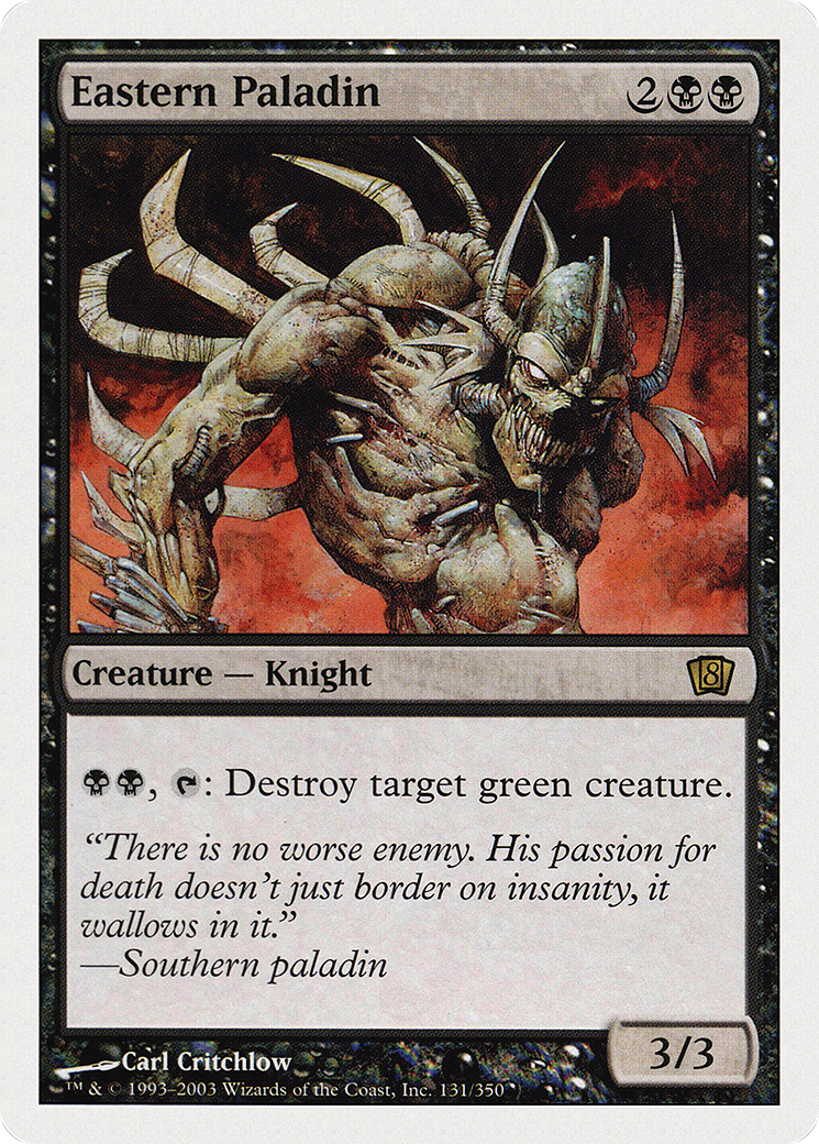 Eastern Paladin (131) Foil - Eighth Edition