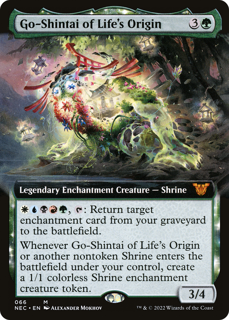 Go-Shintai of Life's Origin (Extended Art) (066) - Neon Dynasty Commander