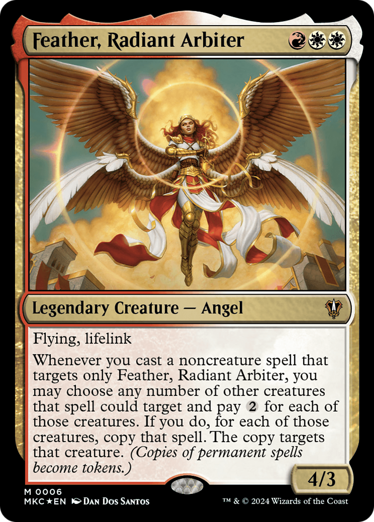 Feather, Radiant Arbiter (006) Foil - Murders at Karlov Manor Commander