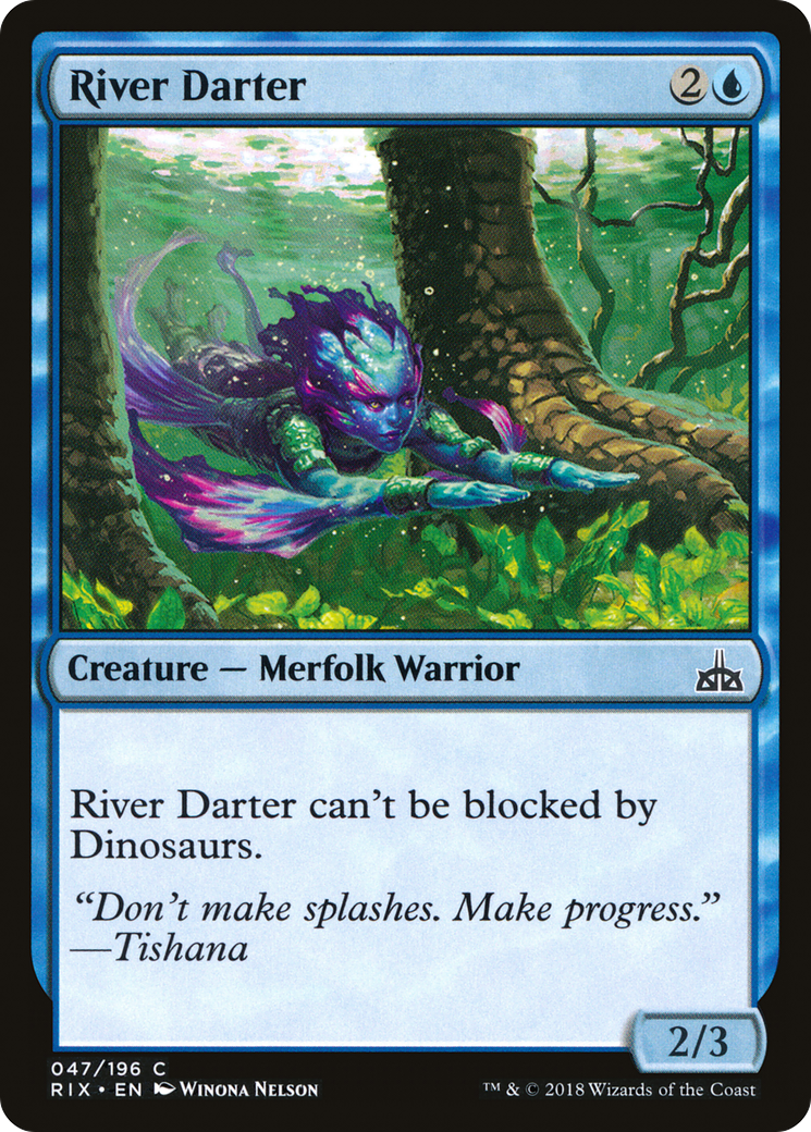 River Darter (047) Foil - Rivals of Ixalan