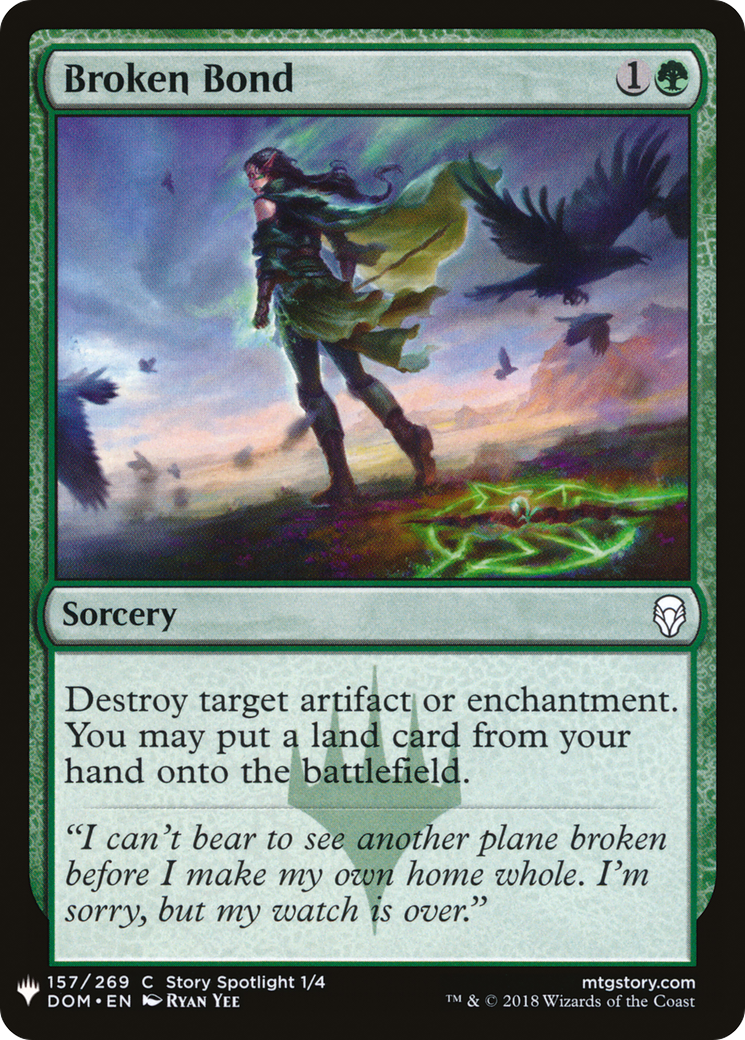 Broken Bond (DOM-157) - The List