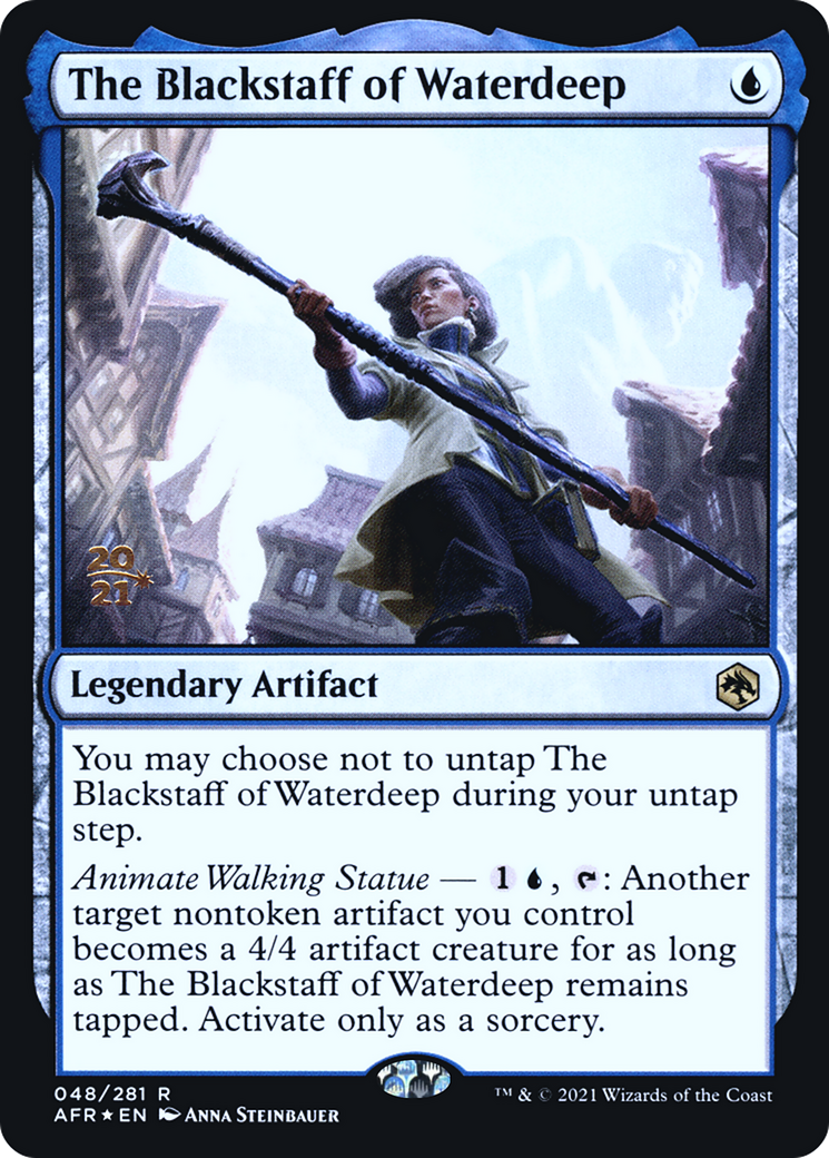 The Blackstaff of Waterdeep (048) Foil - Adventures in the Forgotten Realms Promos