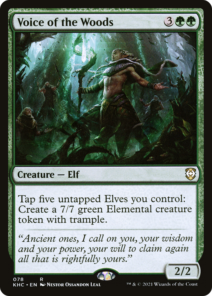 Voice of the Woods (078) - Kaldheim Commander