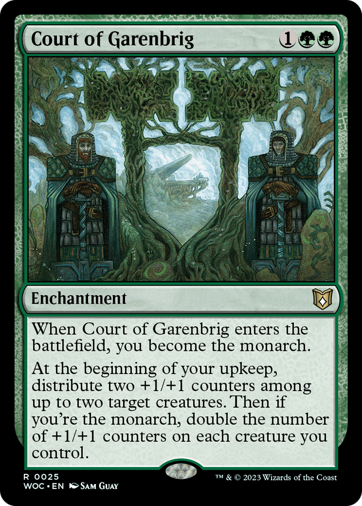Court of Garenbrig (025) Foil - Wilds of Eldraine Commander