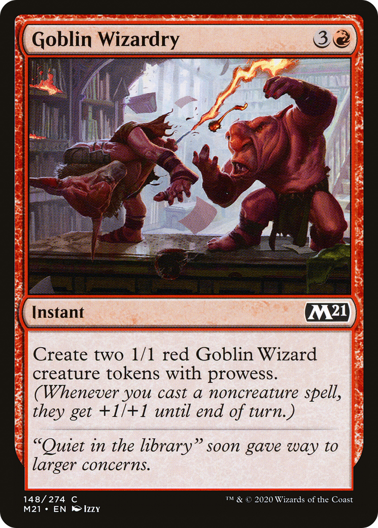 Goblin Wizardry (148) Foil - Core Set 2021