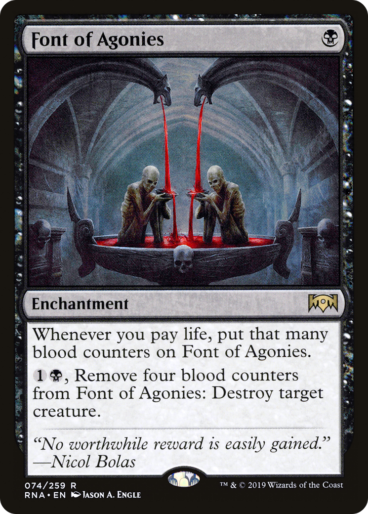 Font of Agonies (074) Foil - Ravnica Allegiance