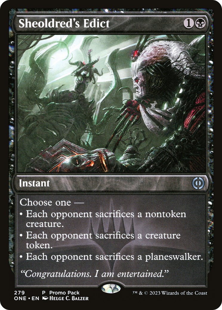 Sheoldred's Edict (279) Foil - Phyrexia: All Will Be One