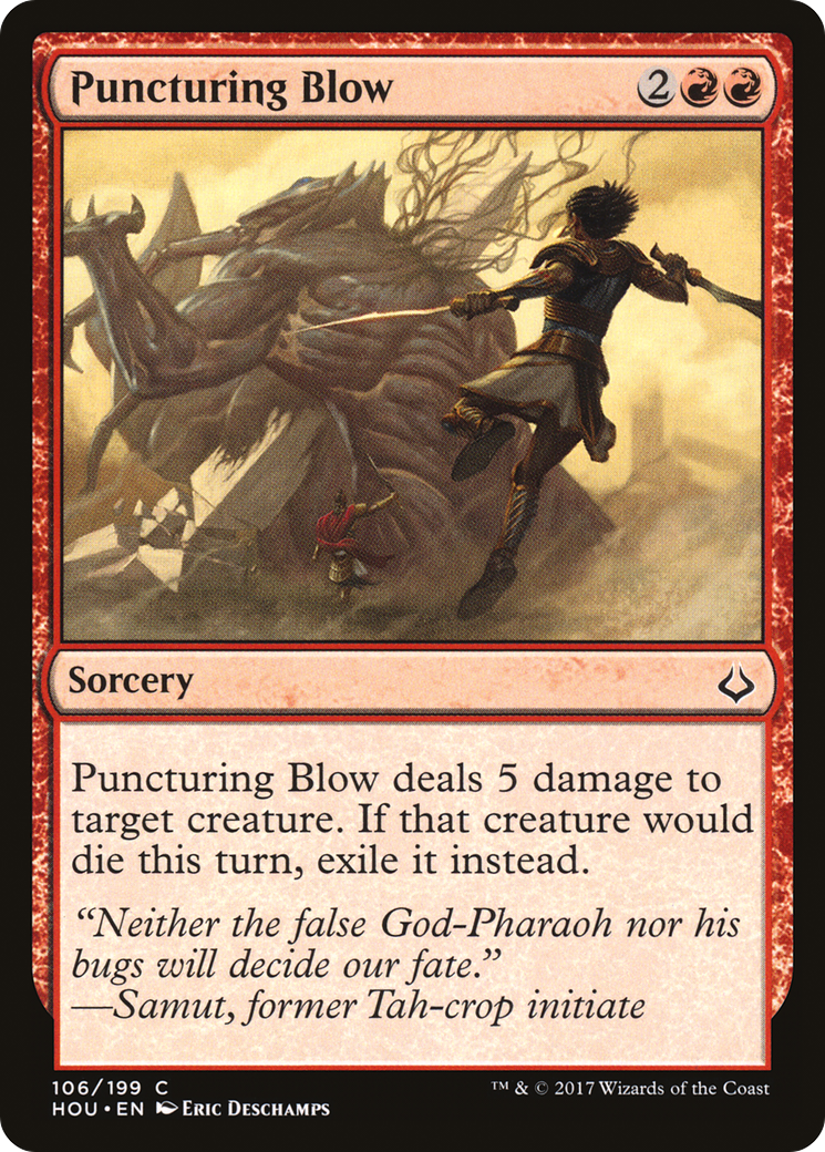 Puncturing Blow (106) Foil - Hour of Devastation