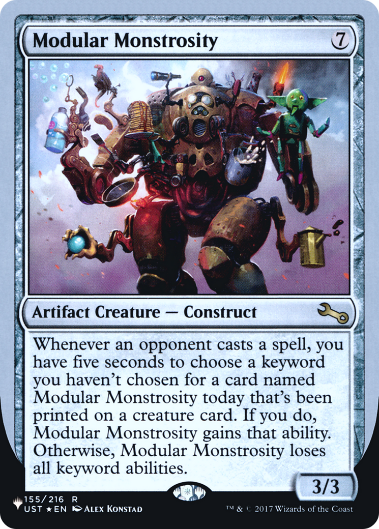 Modular Monstrosity (059) Foil - The List (Unfinity Foil Edition)