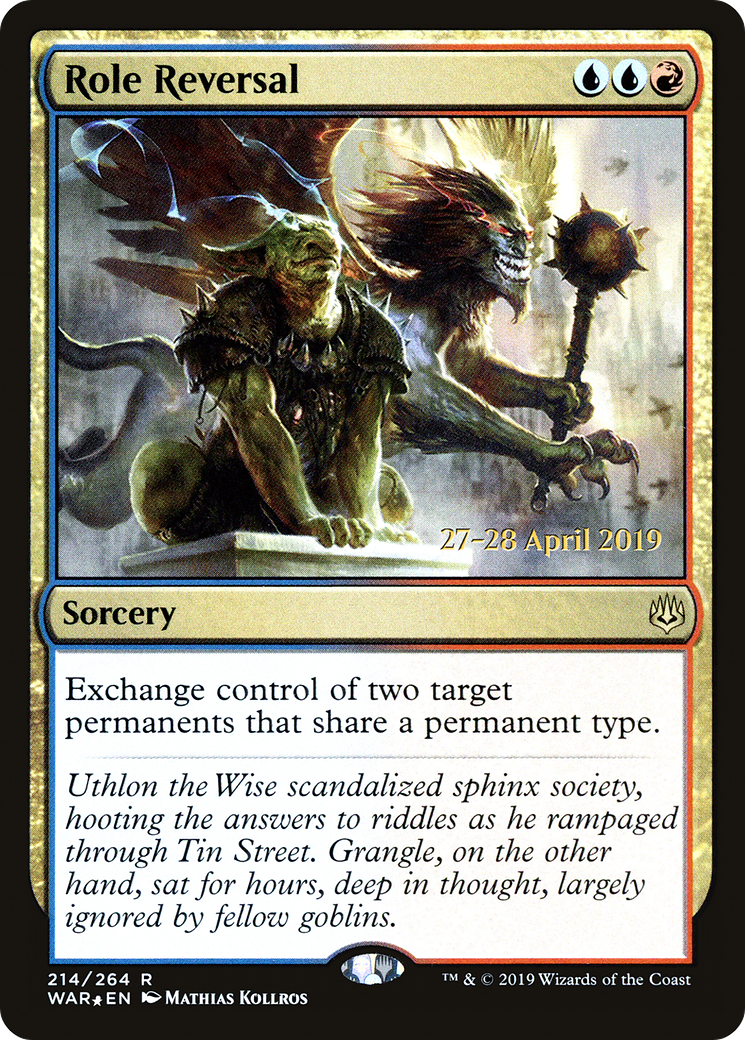 Role Reversal (214) Foil - War of the Spark Promos