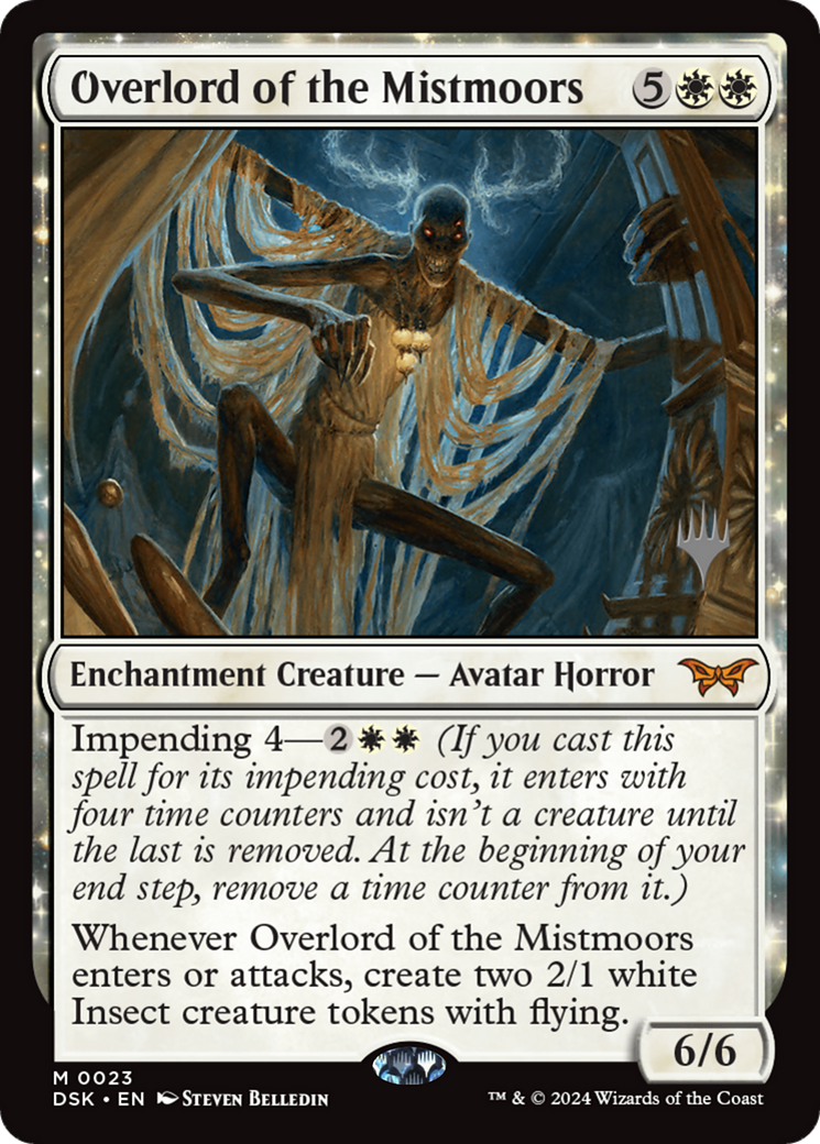 Overlord of the Mistmoors (023) Foil - Duskmourn: House of Horror Promos