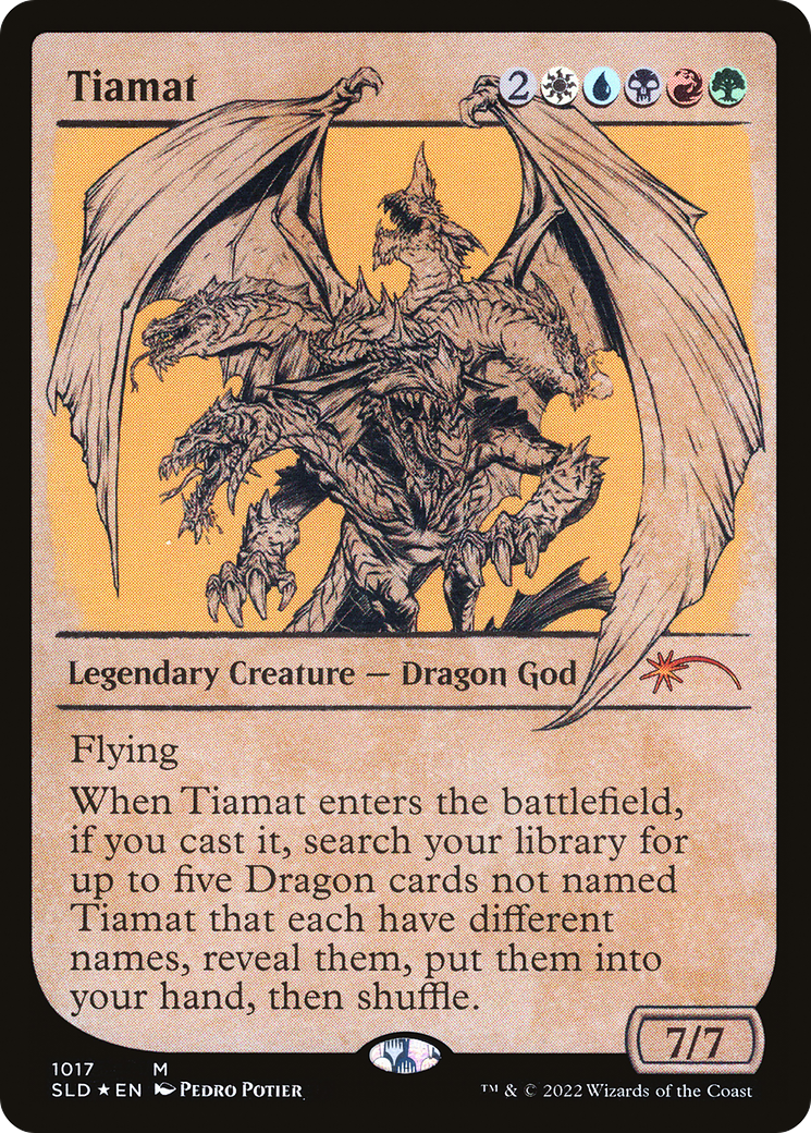 Tiamat (Showcase) (1017) Foil - Secret Lair Drop