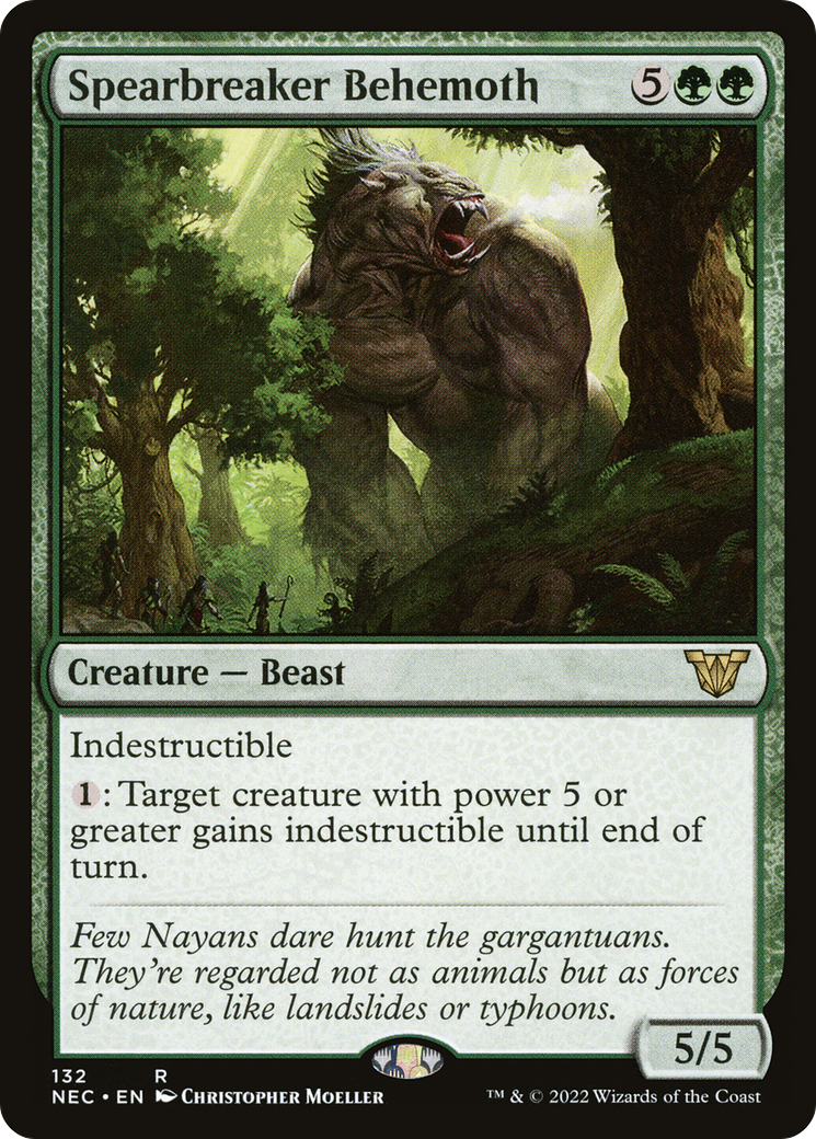 Spearbreaker Behemoth (132) - Neon Dynasty Commander