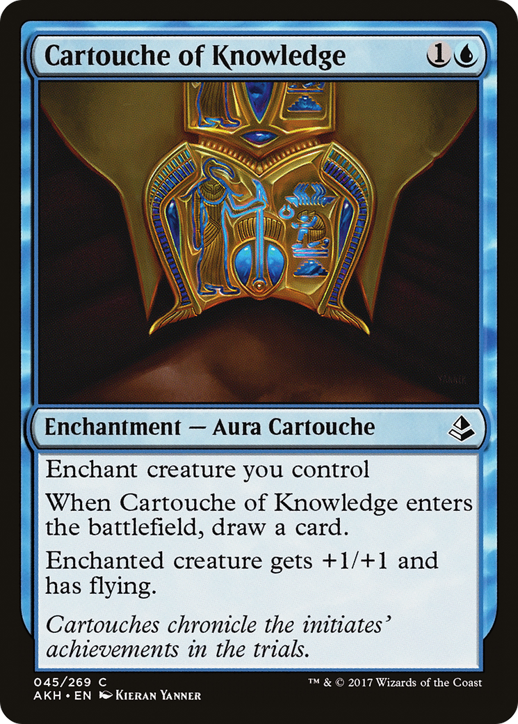 Cartouche of Knowledge (045) Foil - Amonkhet