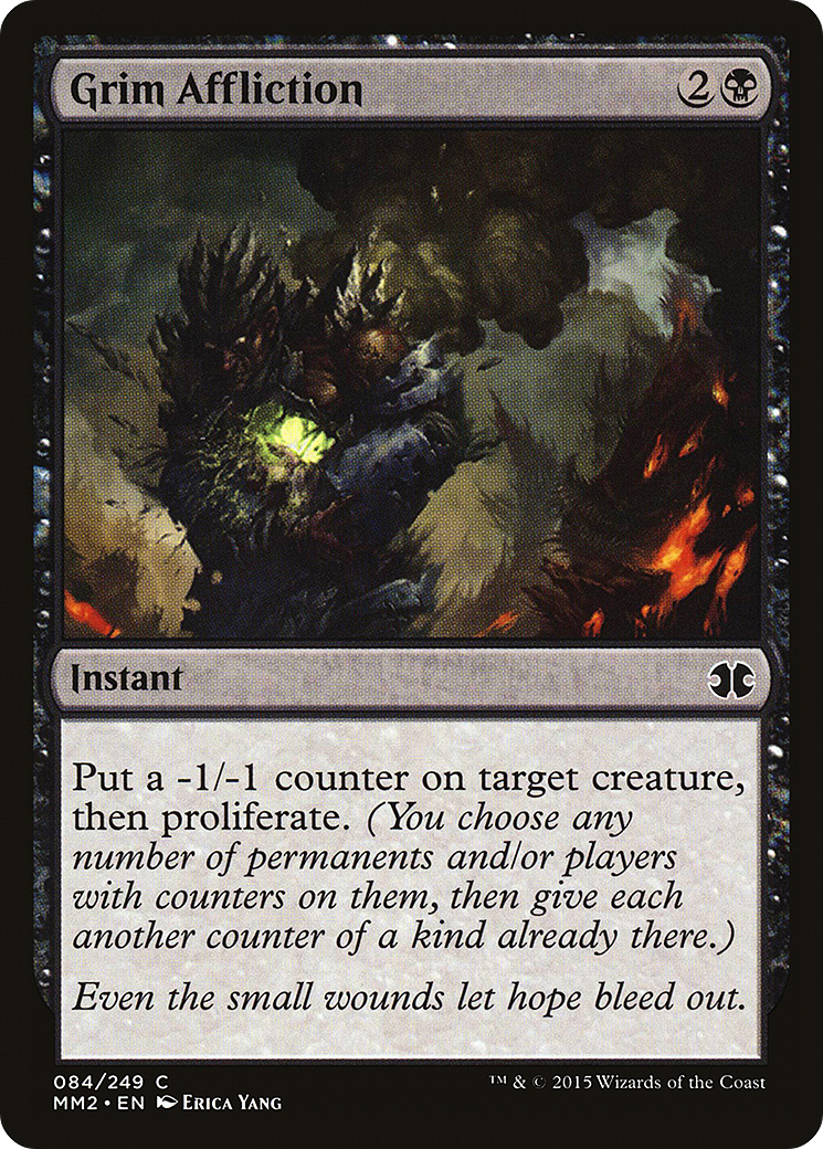 Grim Affliction (084) Foil - Modern Masters 2015