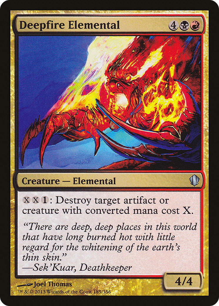 Deepfire Elemental (185) - Commander 2013
