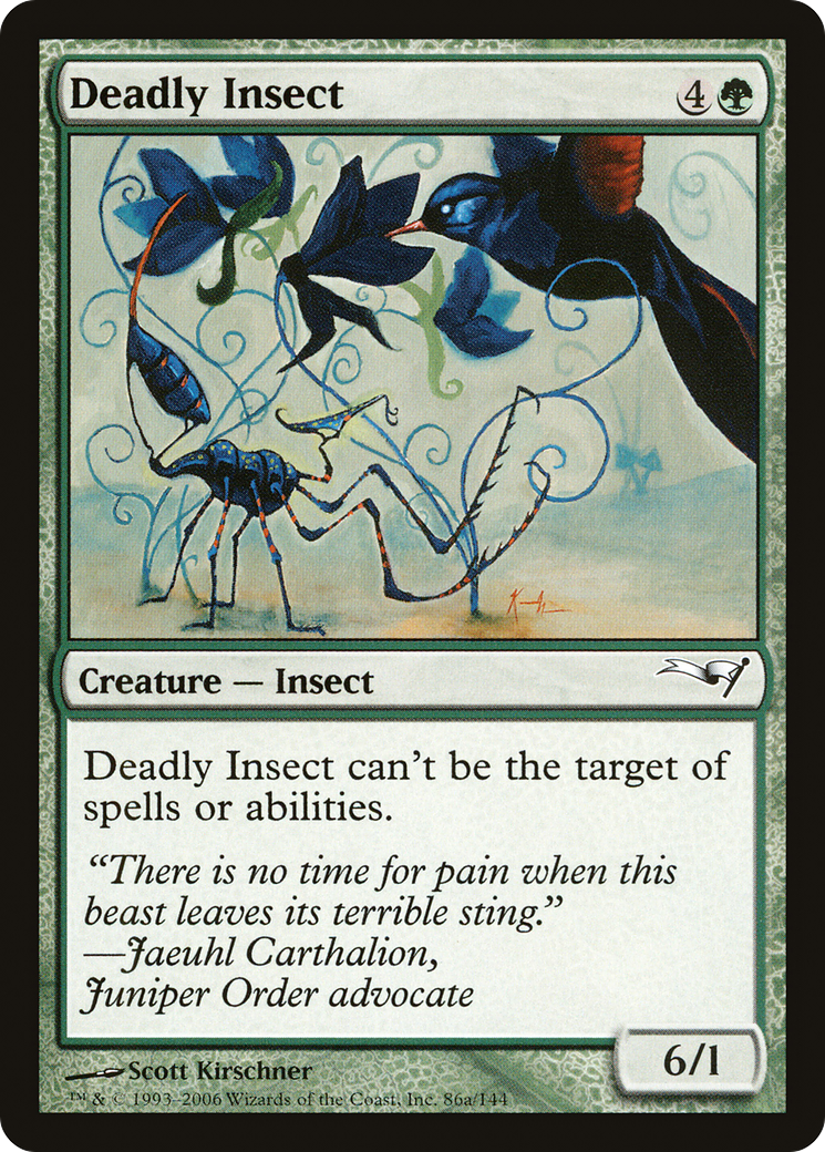 Deadly Insect (86a) - Coldsnap Theme Decks