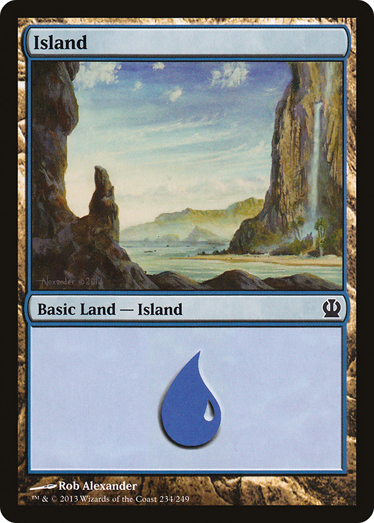 Island (234) Foil - Theros