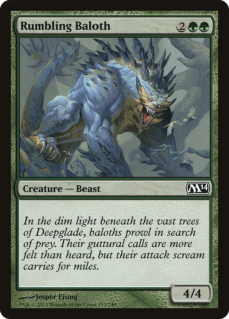 Rumbling Baloth (193) - Magic 2014