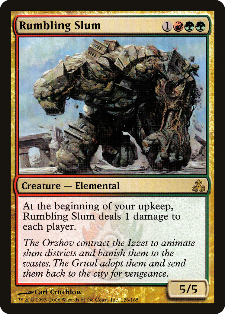 Rumbling Slum (126) Foil - Guildpact