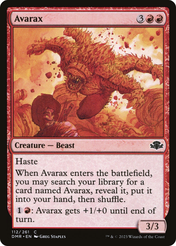 Avarax (112) Foil - Dominaria Remastered