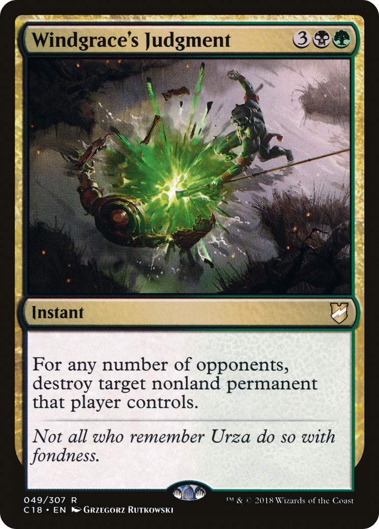 Windgrace's Judgment (049) - Commander 2018