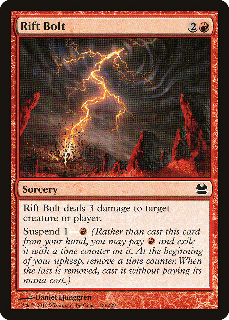 Rift Bolt (126) Foil - Modern Masters